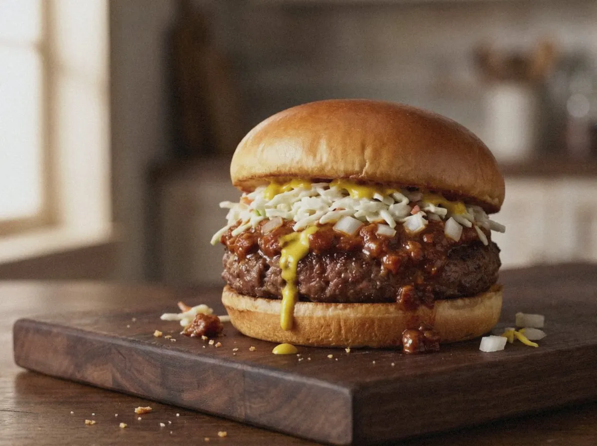 AI illustration of this burger, made from its recipe description
