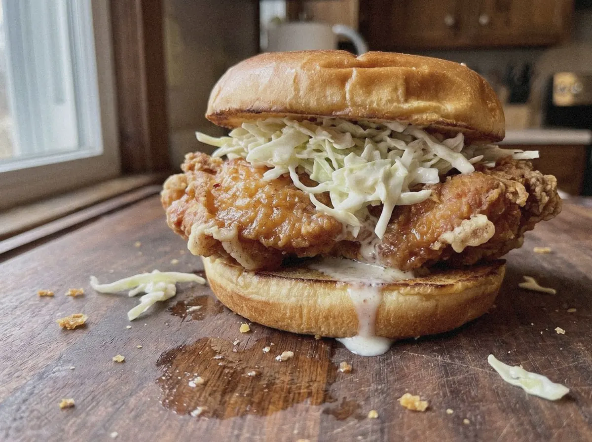 AI illustration of this burger, made from its recipe description